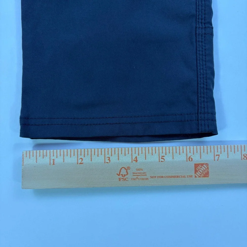 Prana Zion Straight Fit Pants Mens 31x32 Charcoal Gray Cargo Hiking Outdoor